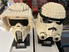 2 Lego Stars Helmets. Yellowing From Sun On The Back See Pics! Ask Questions!