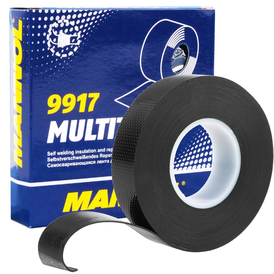 10x5m MANNOL MULTITAPE REPARATURBAND ISOLIERBAND SELBSTVERSCHWEIßENDES KLEBEBAND - Bild 2 von 4