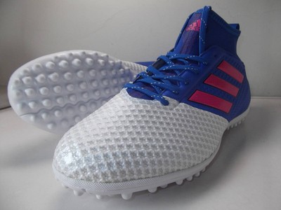 Adidas ACE17.3 PrimeLTH TF Soccer Cleats White/Blue 26.5cm Used