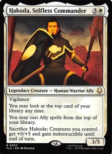 Hakoda, Selfless Commander #23 Rare - Avatar: The Last Airbender MTG