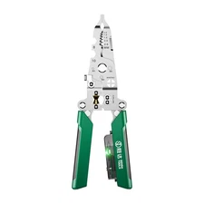18-in-1 Foldable Wire Stripper Cutter Crimper with Electricity Measurement