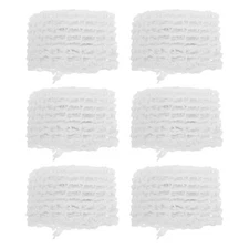 6 Rolls Cotton Elastic Meat Netting Roll Ham Sock Sausage Net for Shopping Mall