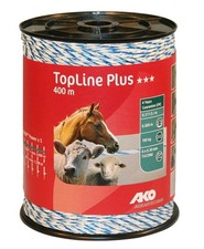 AKO TopLine Plus Płot pastwiskowy 400m, 6 x 0,3 drabina TriCIND, ogrodzenie pastwiskowe, 4491559