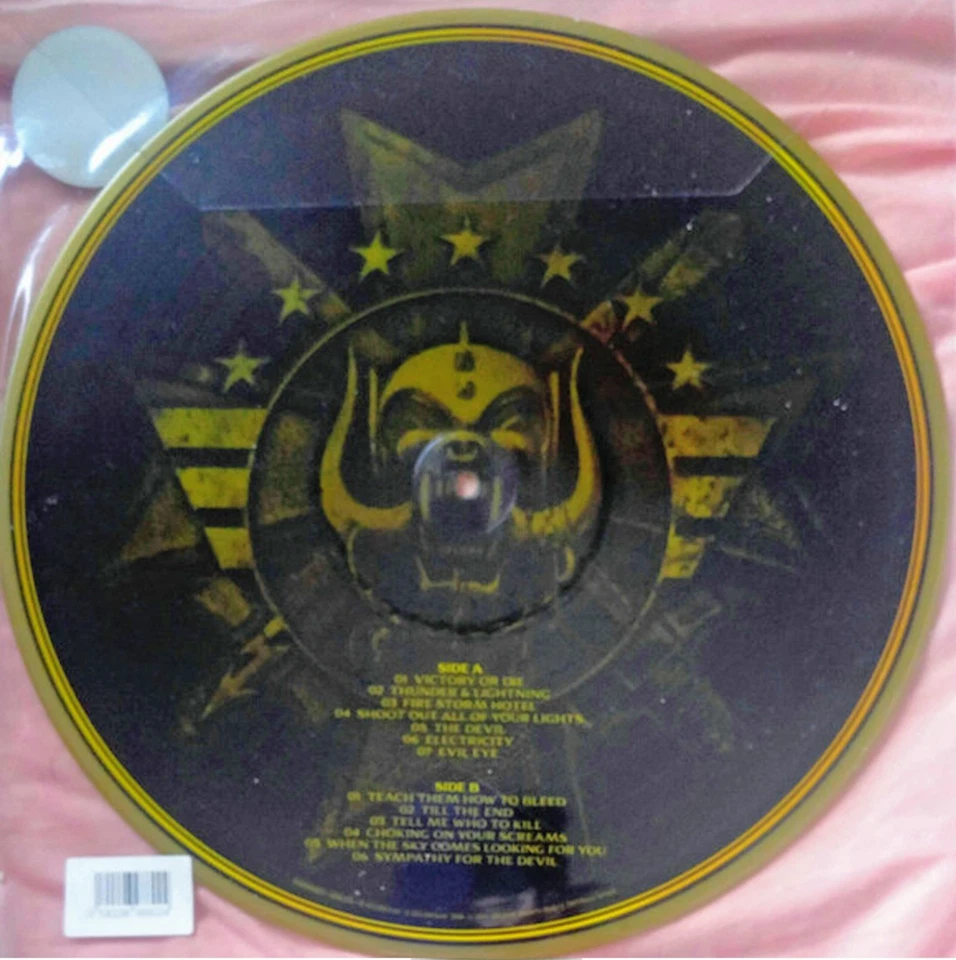 MOTORHEAD LP Bad Magic PICTURE DISC VINYL Gold Rim Version 3000 MADE 2105 1 Only - Image 4 of 4