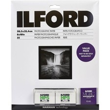 Ilford Multigrade V RC Deluxe Pearl Surface Black  White Photo Paper and 2x HP5