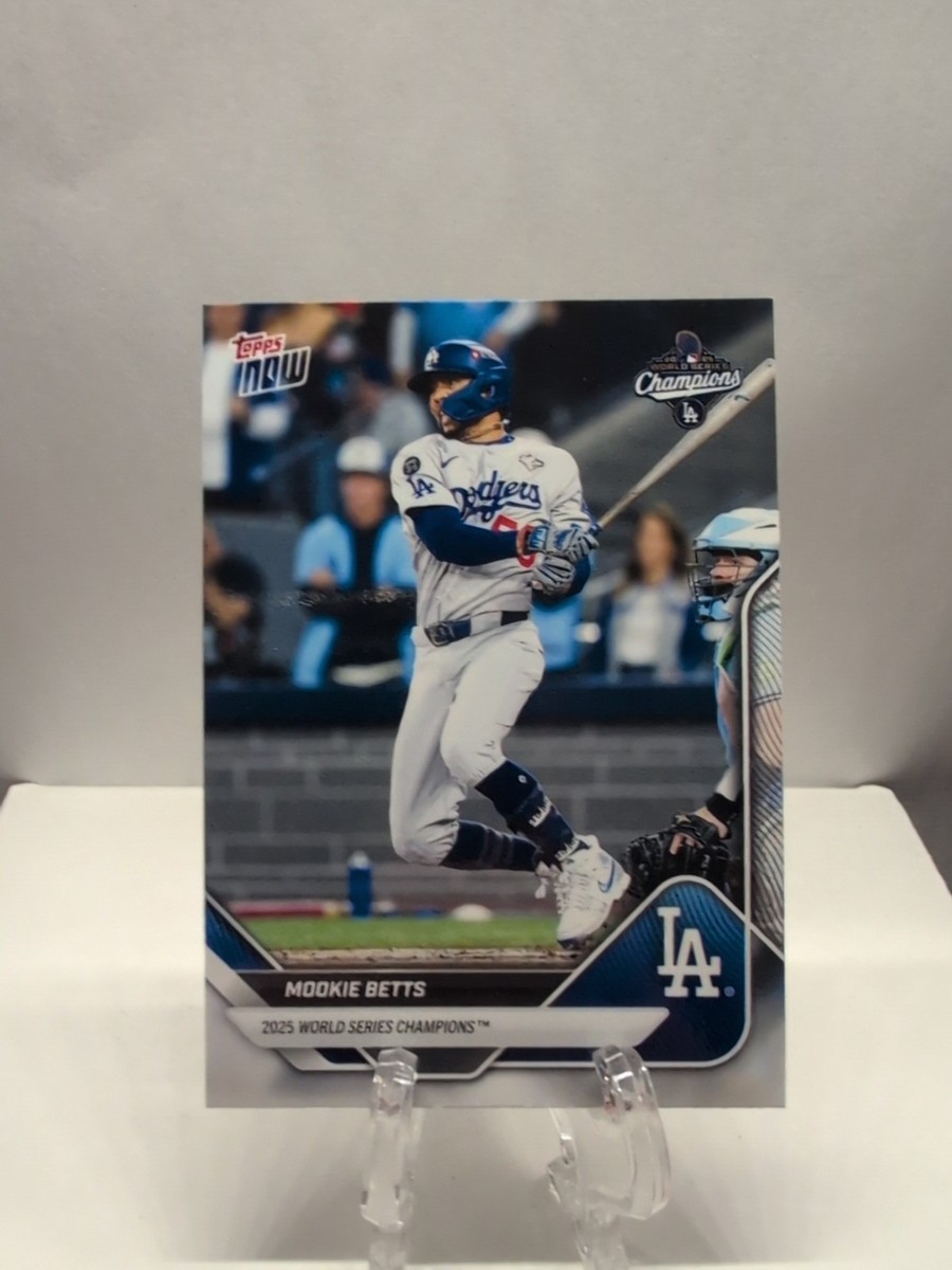2025 Topps Now World Series Champions Mookie Betts #WS-2SP Short