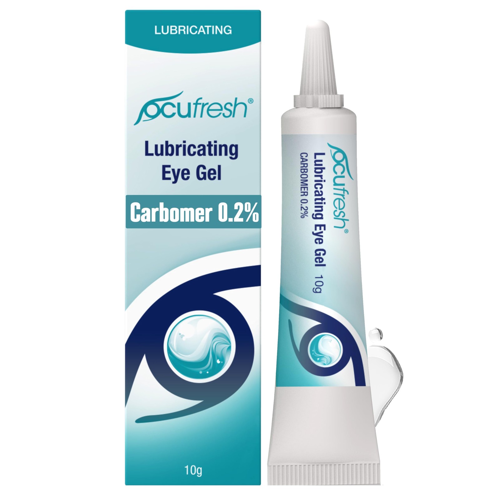 OCUFRESH - Lubricating Eye Gel Carbomer 0.2% (10g) six tubes EYE PHARMACY - Image 3