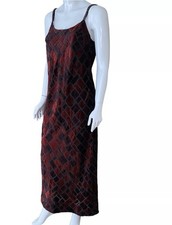 VINTAGE VERSACE CLASSIC V2 VELVET LONG EVENING  GOWN DRESS  SIZE 46