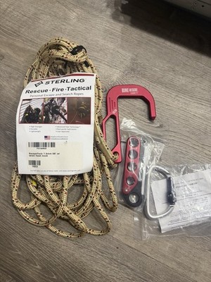 Sterling EscapeTech 7.5mm 50  Personal Escape  CMC FlashLite Hook F4 Descender