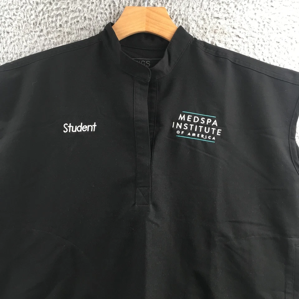 Figs Technical Collection Vest Mens Small Black Sleeveless Pockets Pullover - Image 2 of 4