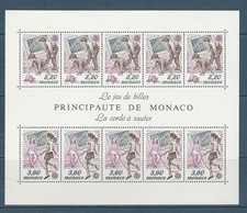 MONACO  bloc   Europa  jeux d'enfants  1989  num: BF 46      **