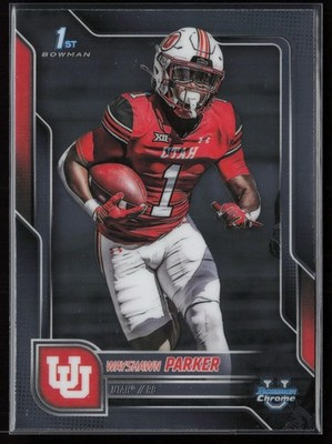 2025 Bowman University Chrome #99 WayShawn Parker Utah Utes NM