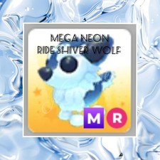 🌺 Adopta (cosas FRM M3) hoy 🌺 🌟 Mega neón 🌟 paseo ❄️ Shiver Wolf 🧊