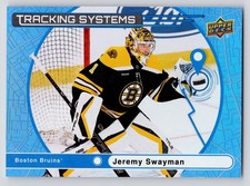 2025-26 Upper Deck #TS-5 Jeremy Swayman Tracking Systems