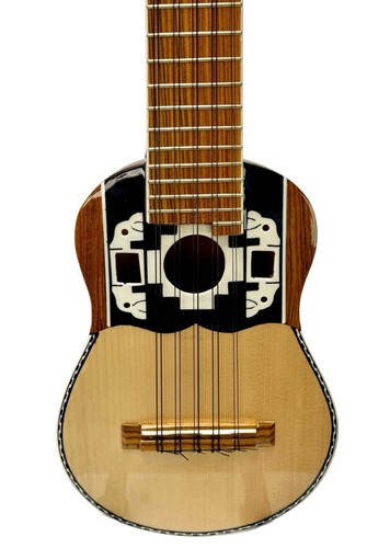 Charango boliviano ideale per musicisti avanzati 2 custodie, accordatore joyo, capotasto chitarra. - Foto 3 di 24