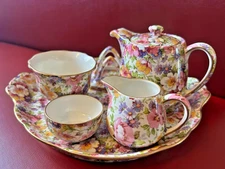 Chintz Du Barry James Kent 6-piece Breakfast Set 100th Anniversary Edition