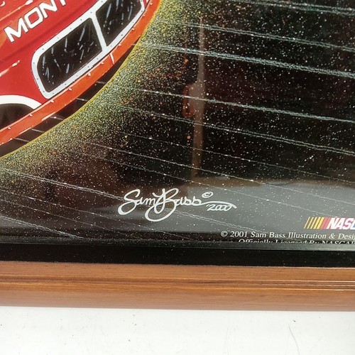Sam Bass Illustrationen gerahmt Dale Earnhardt & Tasmanian Devil ...............CP - Bild 4 von 5