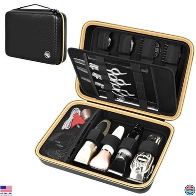 Boobowl Premium Hard Travel Case for Hair Clippers - Stylish Barber Organizer