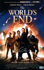 Edgar Wright Signed Autographed The Worlds End Director 11x17 Photo BAS COA