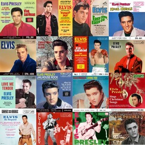 Elvis Presley EXTENDED PLAY COLLECTION ~  alternate 7 inch EPA Picture Sleeves