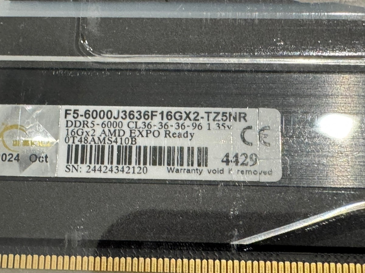 G.SKILL Trident Z5 Neo RGB 32GB (2x16GB) DDR5 6000 F5