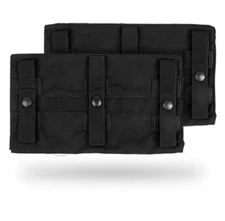 Crye Precision JPC Long Side Armor Plate Pouch Set - Size 1 - Black