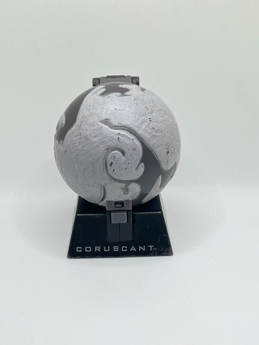 Star Wars Mini Planet Coruscant Mechanical Globe Toy VTG 1999 Palpatine Amidala - 第 1/10 張圖片