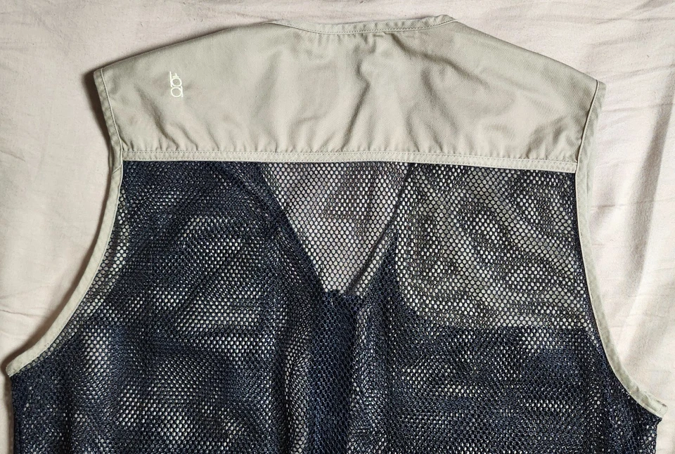 Bob & Allen Shooting Hunting Vest Men's Size XL Tan Khaki Black Mesh - Image 4 of 4