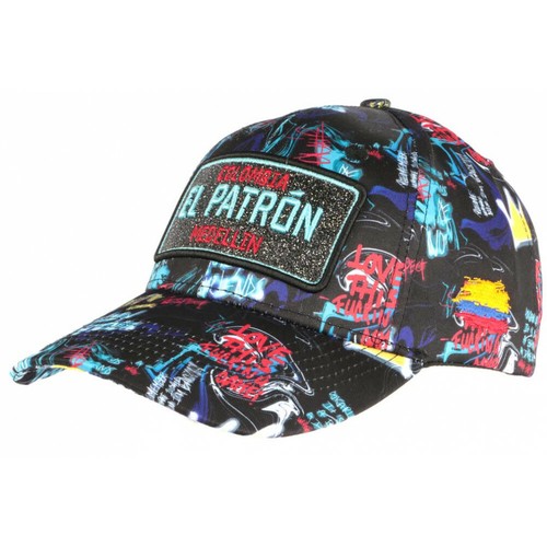 Casquette Baseball El Patron Bleu Et Blanc, Streetwear Colombie, Taille Unique Unisexe