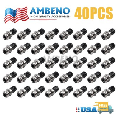 40X For Mazak Fadal HURCO Okuma CAT40 45°0.740'' Coolant Pull Stud Retention Knob