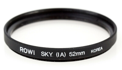 ROWI Skylightfilter SKY (1A) FILTER SKYLIGHT 52mm M52 Schraubfassung (O4388