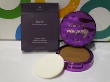 TARTE  SHAPE TAPE POWDER FOUNDATION   52 S DEEP SAND  0.39 OZ BOXED