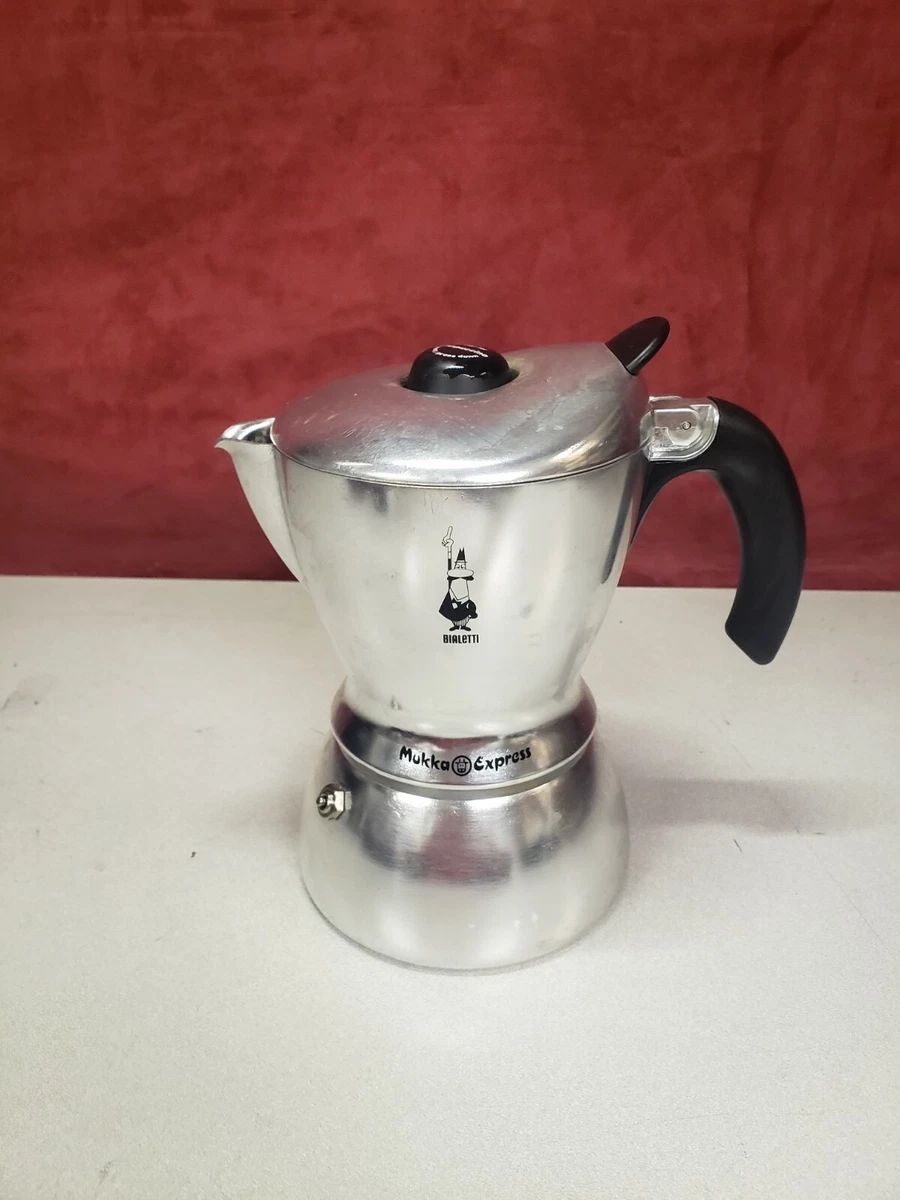 Bialetti Mukka Express Stove Top Espresso Cappuccino 2 cup 12oz Coffee Maker