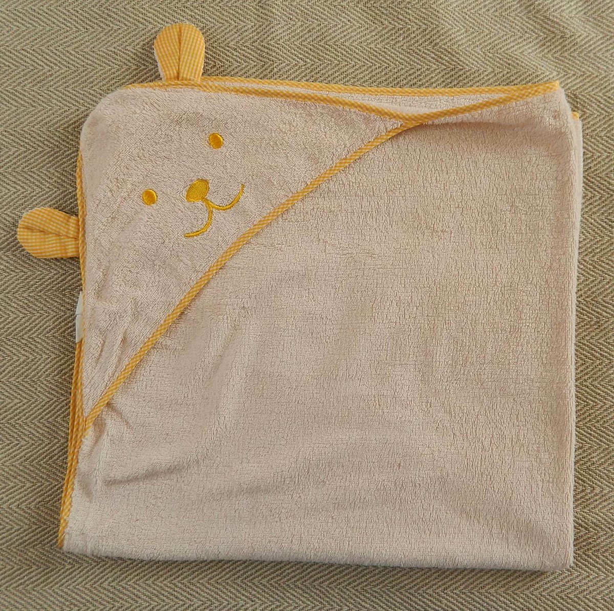 Embroidered Elephant Baby Towel Embroidered Hooded 100