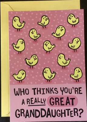 Happy Easter Granddaughter Card Hallmark Greeting Card