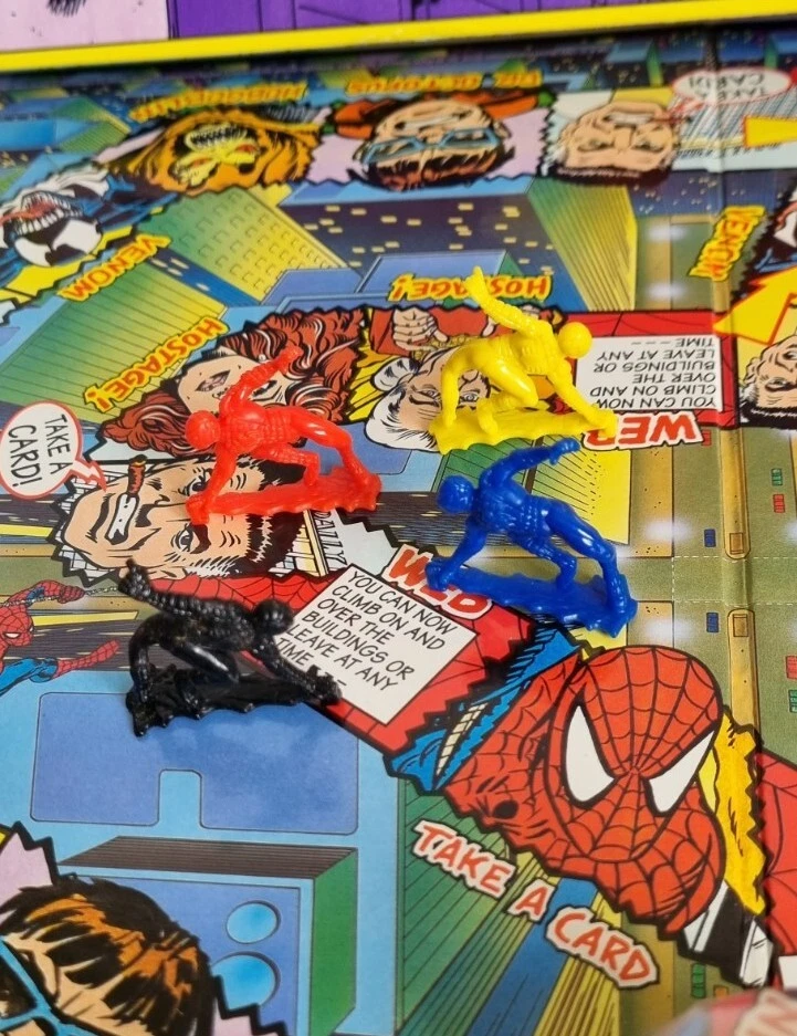 The Amazing Spider-Man Game | Marvel | 1993 | Peter Pan Playthings | Complete - Image 3 of 4