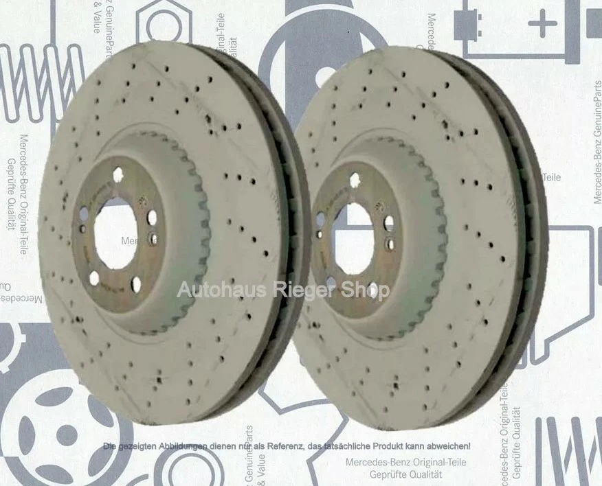 Mercedes-Benz Bremsscheiben Satz Vorne  S-KLASSE W222 A2224215000 - Bild 1 von 1