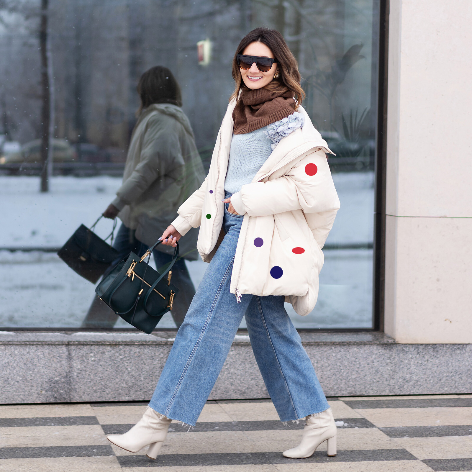 6Pcs Down Jacket Repair Patch Kit SelfAdhesive Nylon Fabric Patches