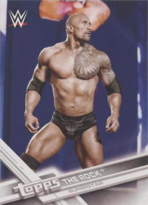 Preços baixos em 2025 Topps Chrome WWE - The Rock #CLA-RK | eBay