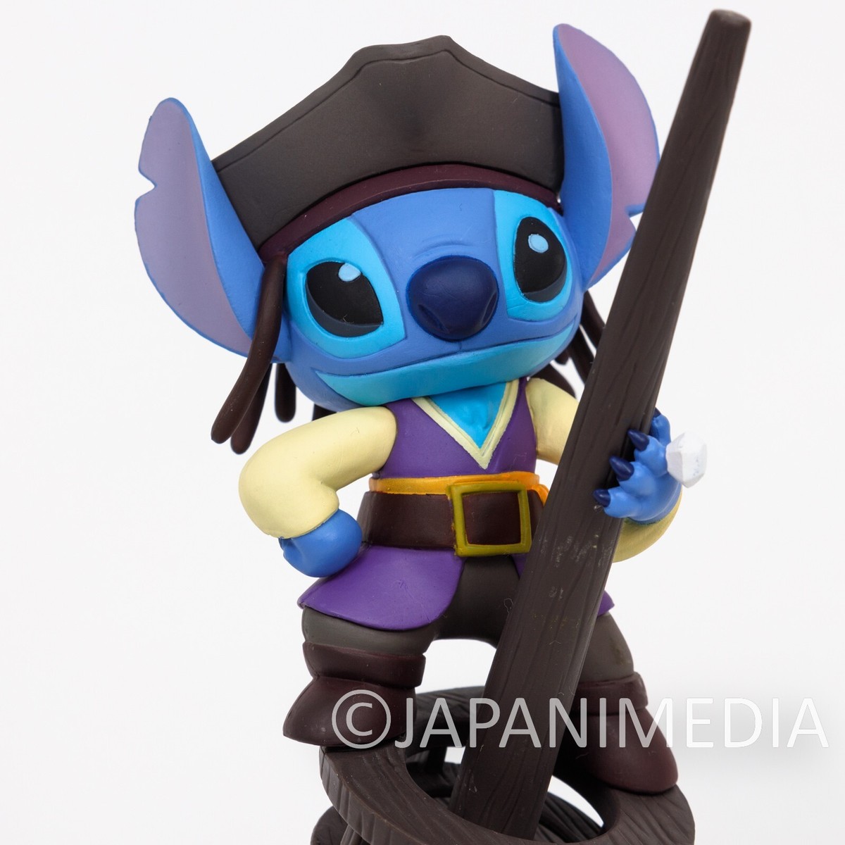 Disney Stitch Pirates of Caribbean Ballpoint Pen Stand Figure