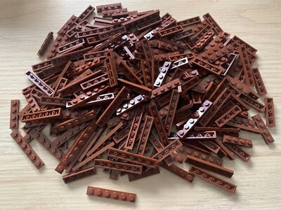 150 Lego brandneu rotbraune Platte 1x4 1x6 Star Wars Batman Marvel Lot