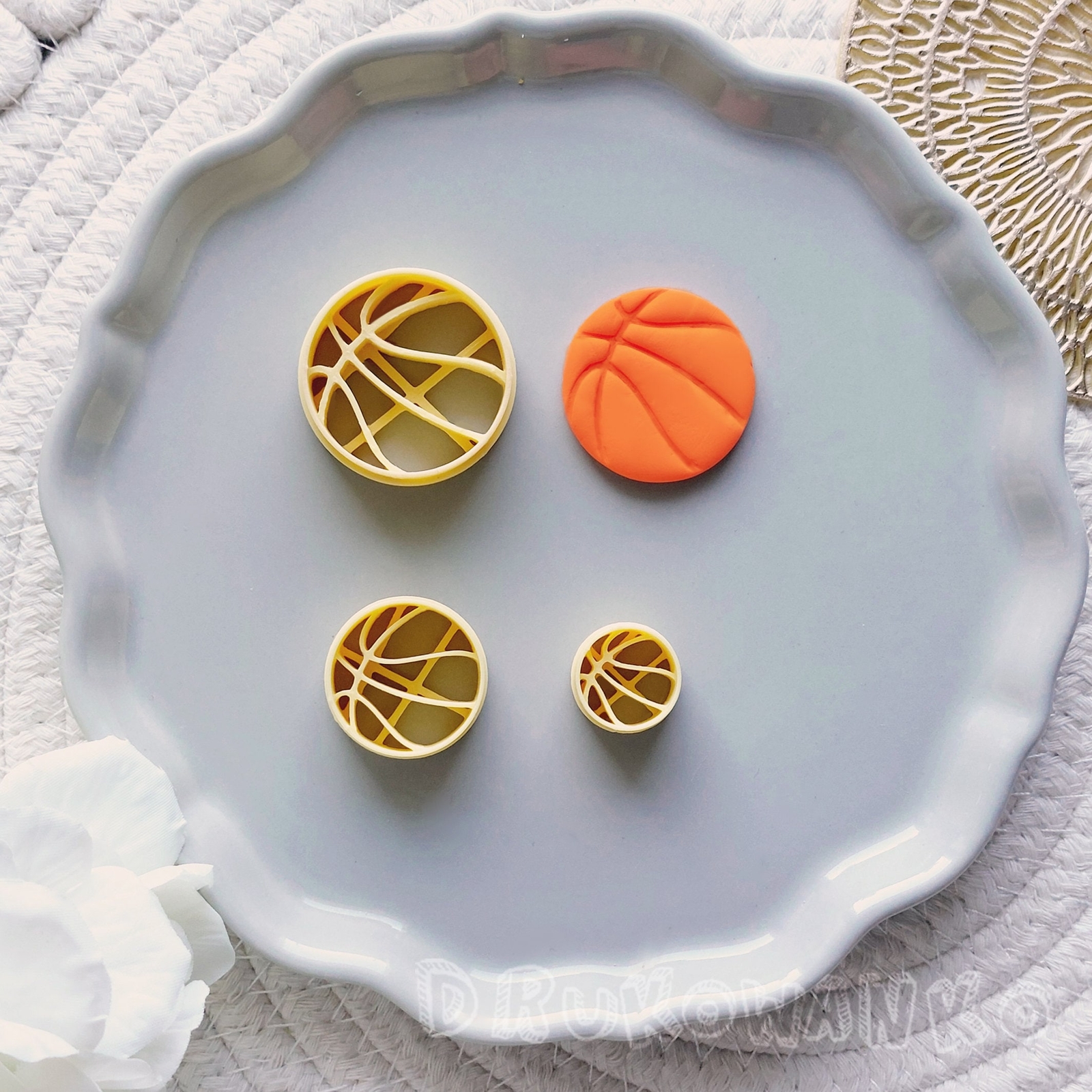 Basketball Ball Sport Sports Health 1 Polymer Clay Cutter For Earring