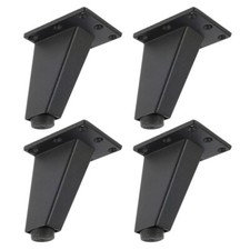 4 Piezas Patas de Muebles de Metal Sofá TV Mueble Pies Grueso Aleación de Aluminio Pata de Mesa