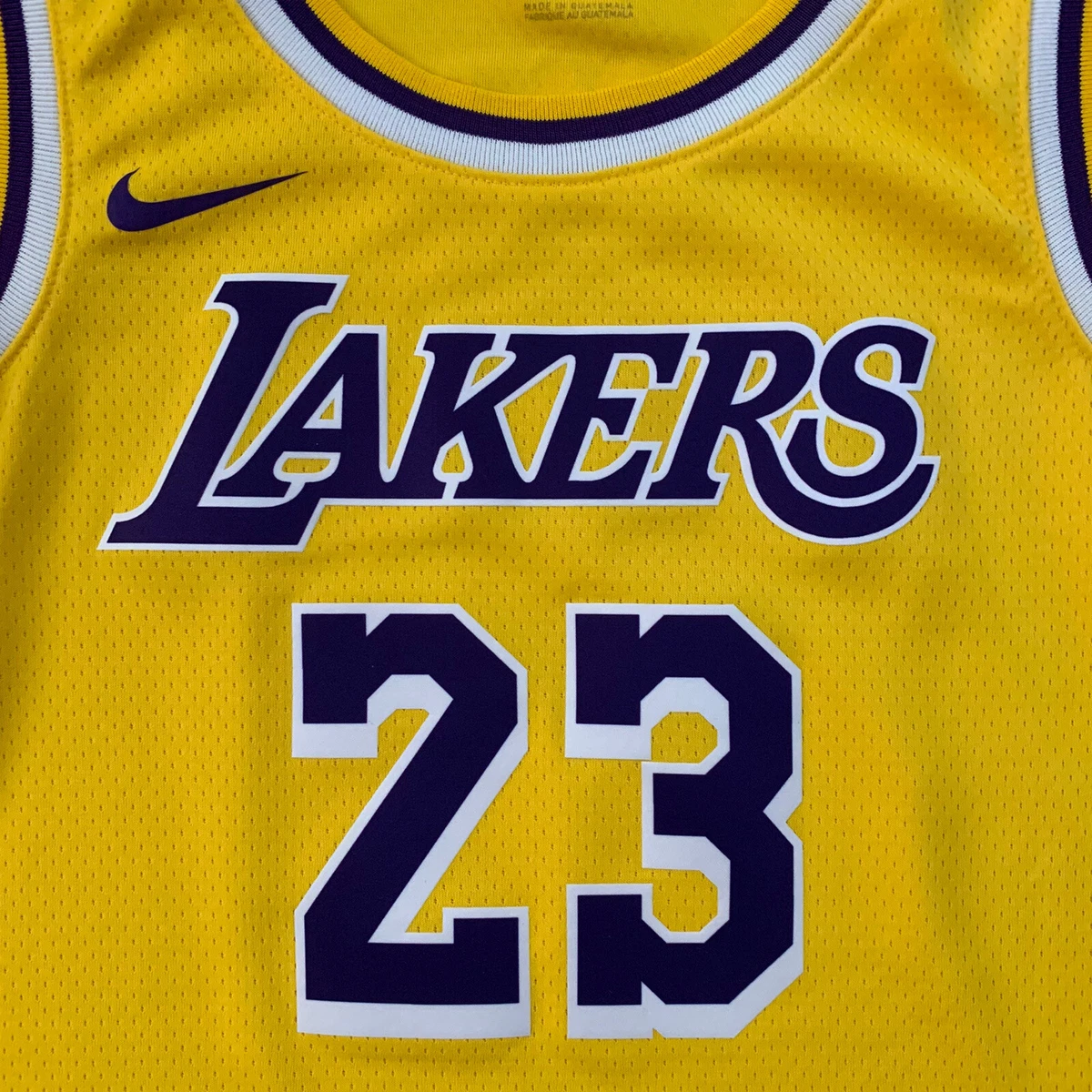 Men's LeBron James Los Angeles Lakers Icon Swingman Jersey