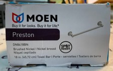 Moen DN8418BN Preston 18 in Towel Bar - Brushed Nickel - List 29