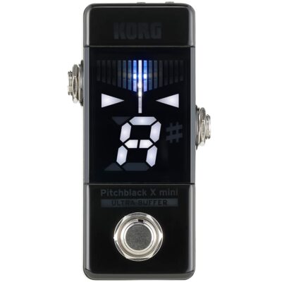 KORG Pitchblack X mini Guitar/Bass Chromatic Pedal Tuner PB-X-MINI Strobe Tuning