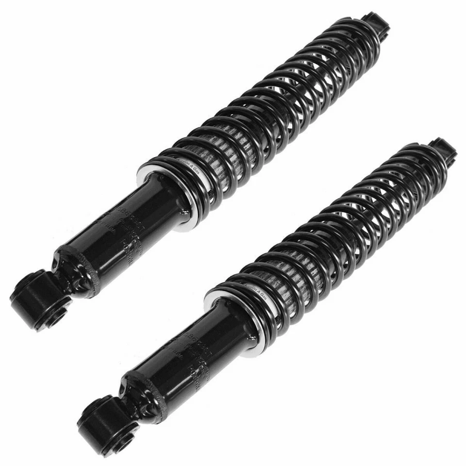 Juego de 2 amortiguadores traseros y muelles helicoidales de ajuste de carga MONROE para Chevy GMC Cadillac Foto 2 de 4