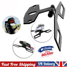 Frame Plate License Bracket Taillight Tag ATV Holder Dirt Bike dual Motorcycle