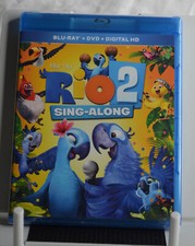 Rio 2: Sing-Along Edition (Blu-ray/DVD/Digital HD, 2014, 2-Disc Set) New Sealed