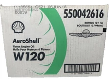AEROSHELL W120 12 QUART BOX (Expired in 2022/2018 production ) 550042616